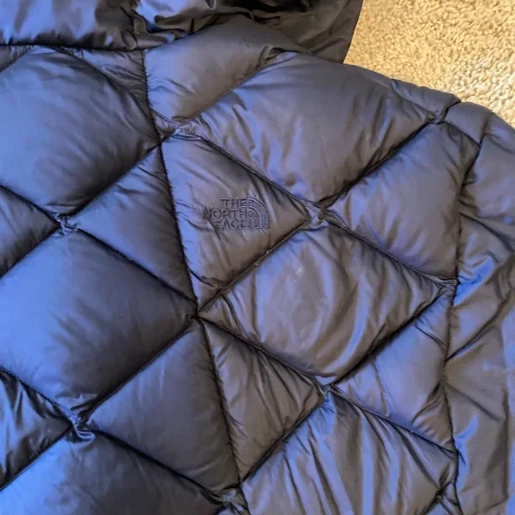 The Northface Far Northern Quilted Puffer Capelet EUC Rich Navy XS - Picture 8 of 16